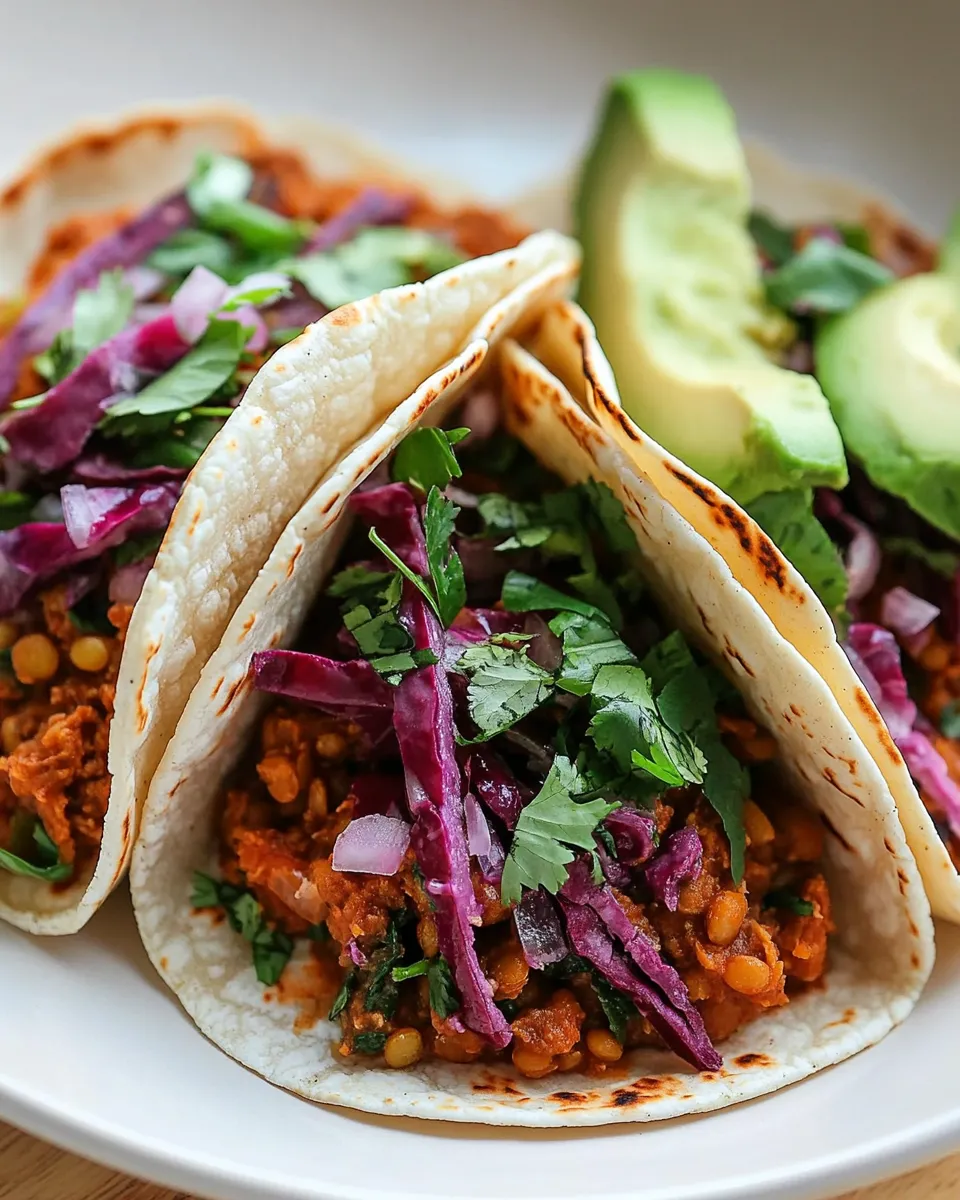 Homemade The Easiest Lentil Tacos recipe image