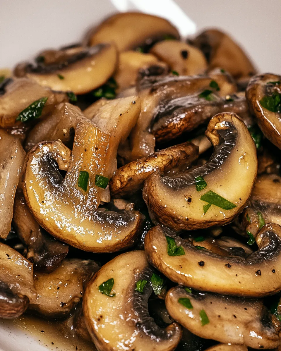 Easy The Most Perfect Sauted Mushrooms shot