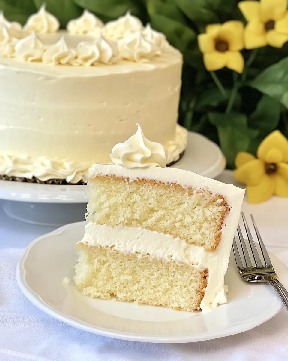 Classic The Perfect White Birthday Cake Recipe image