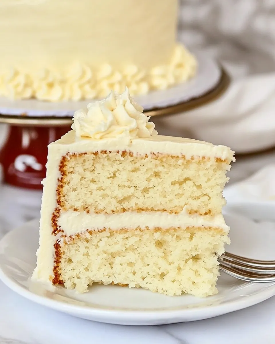 Easy The Perfect White Birthday Cake Recipe shot