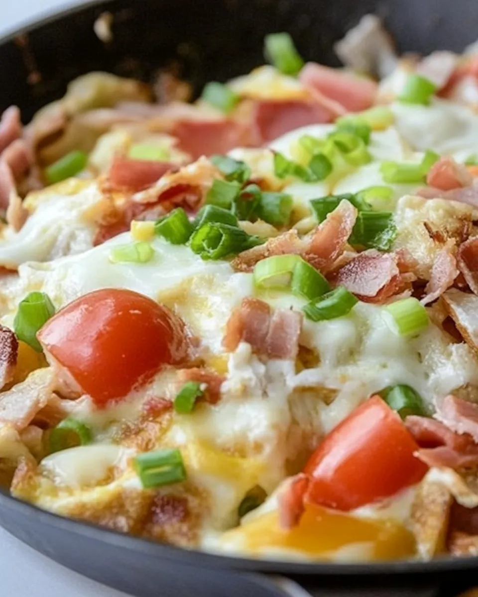 Delicious The Ultimate Breakfast Skillet shot