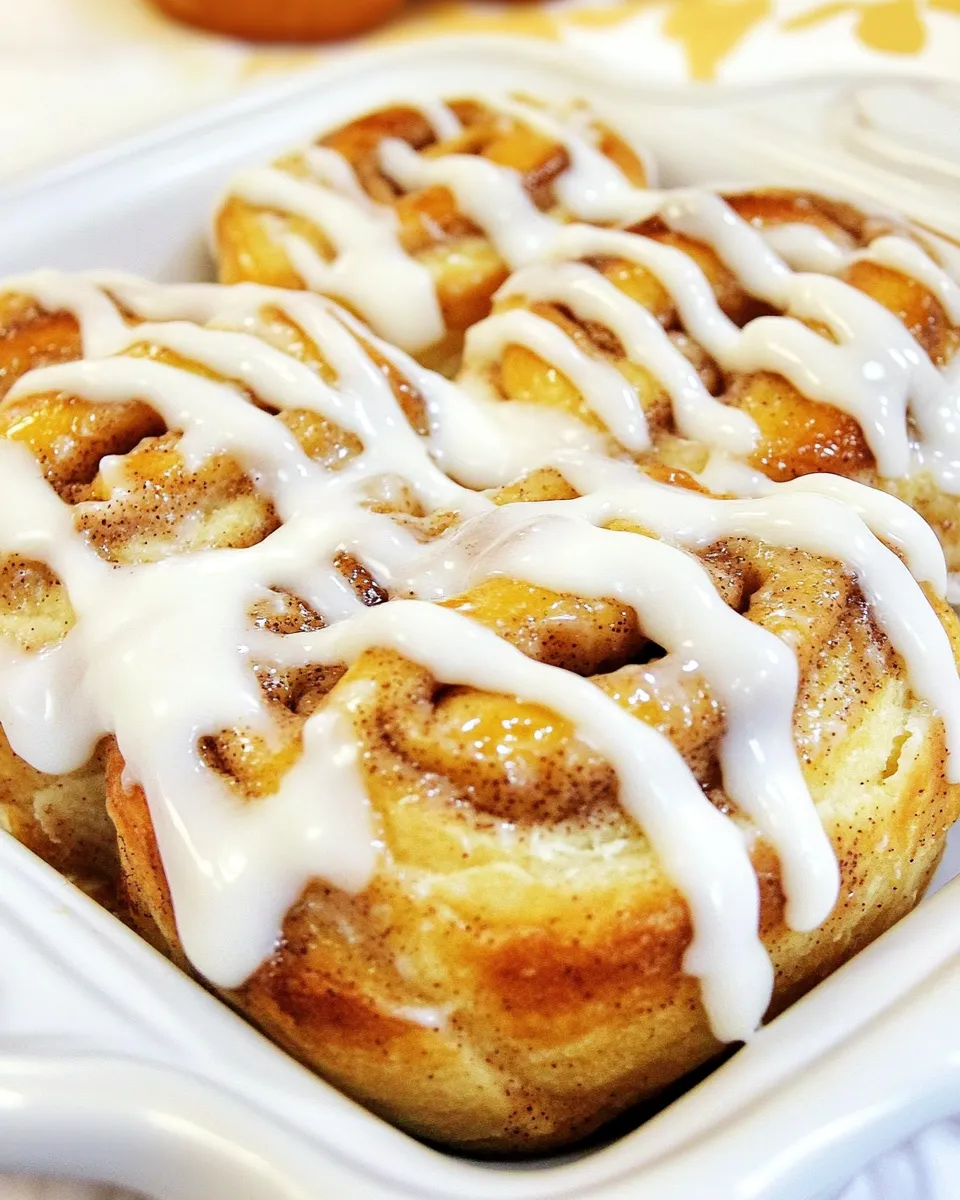 Delicious TikTok Cinnamon Rolls shot