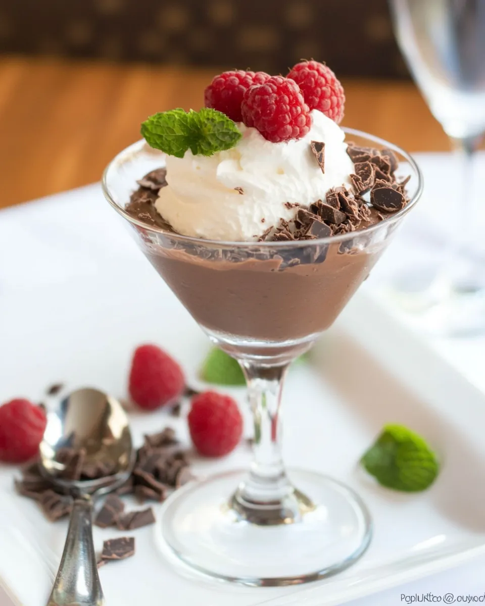 Homemade Top Secret Chocolate Mousse photo