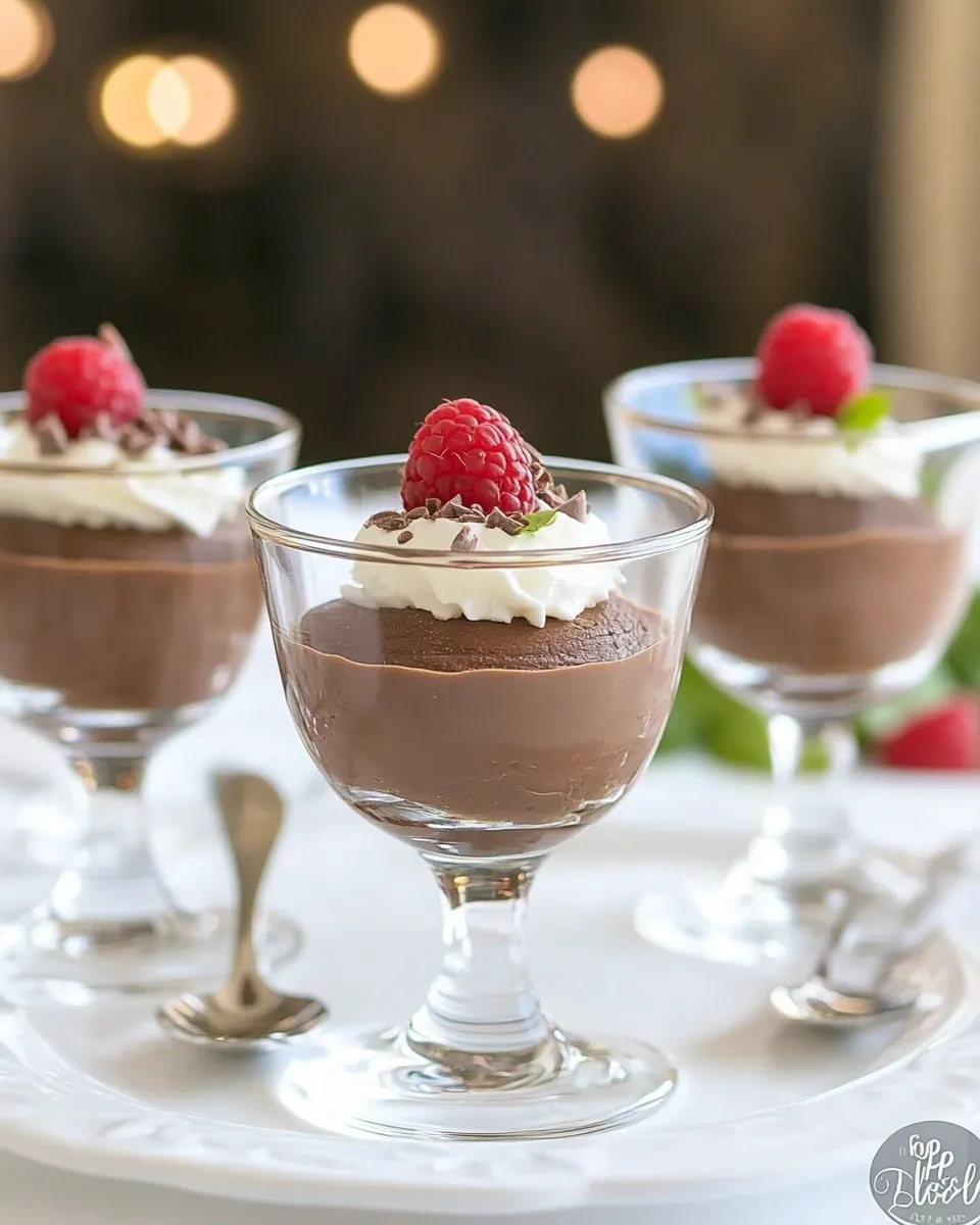 Delicious Top Secret Chocolate Mousse shot