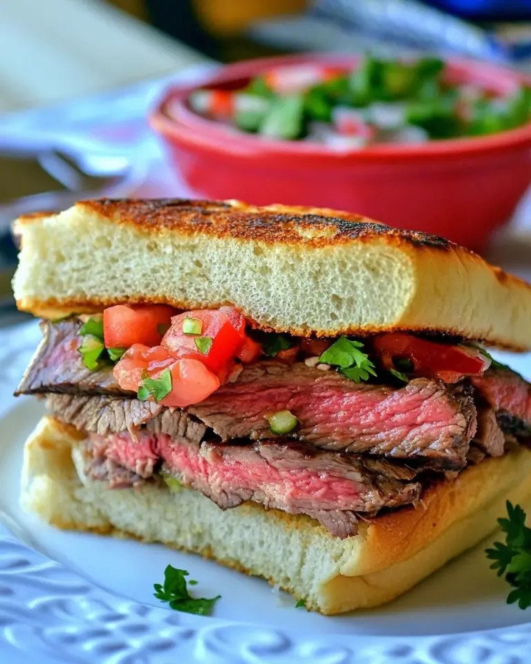 Homemade Torta Recipe (Mexican Steak Sandwich) photo