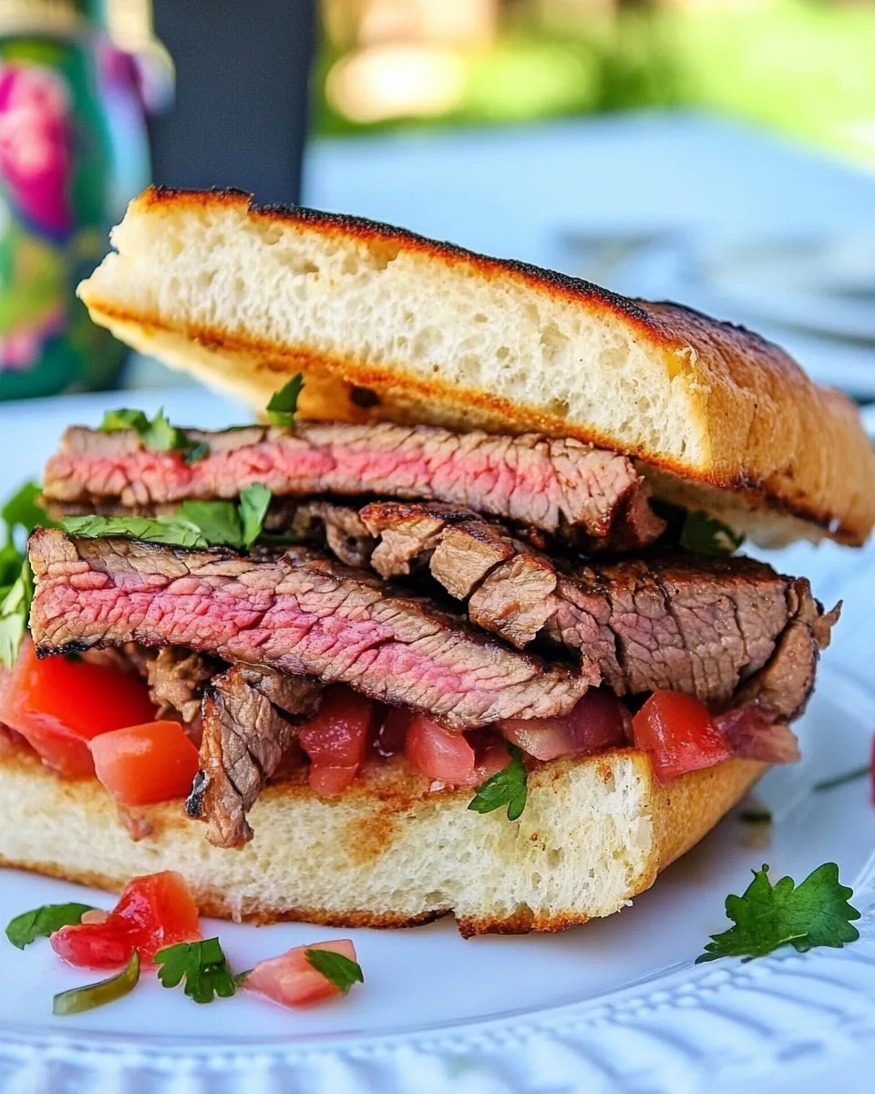 Classic Torta Recipe (Mexican Steak Sandwich) image