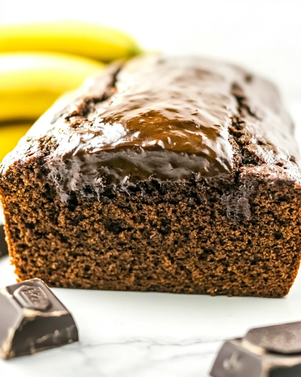 Easy Triple Chocolate Banana Bread recipe photo