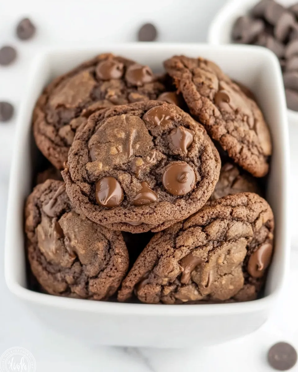 Classic Triple Chocolate Cookies image