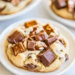 Homemade Twix Bar Chocolate Chip Cookies photo