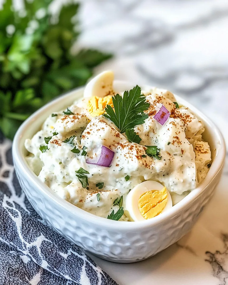 Easy Tzatziki Egg Salad recipe photo