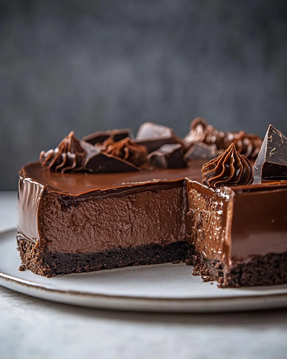 Classic Ultimate Chocolate Cheesecake image