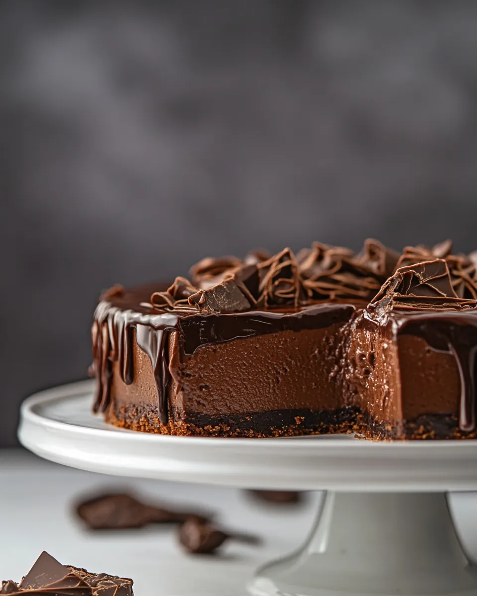 Delicious Ultimate Chocolate Cheesecake shot