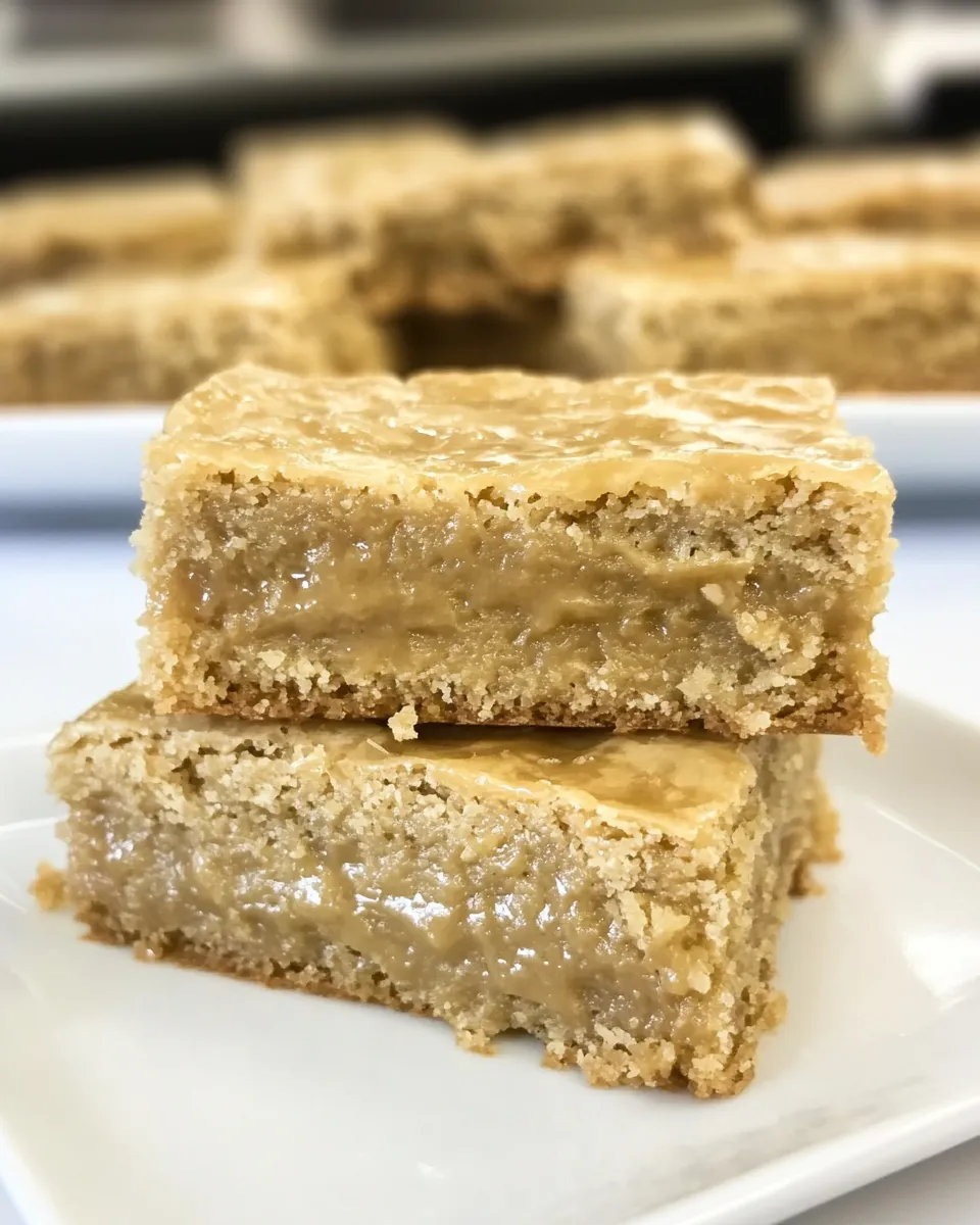 Classic Vanilla Bean Caramel Blondies image