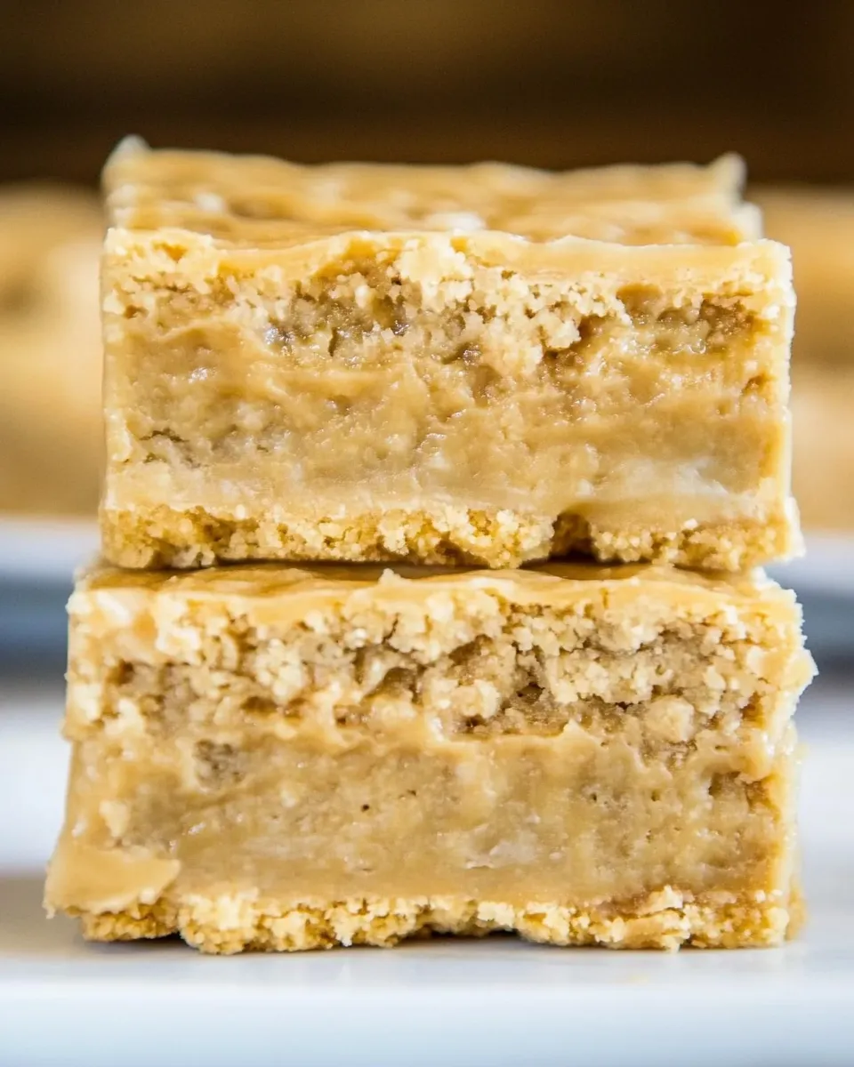 Easy Vanilla Bean Caramel Blondies recipe photo