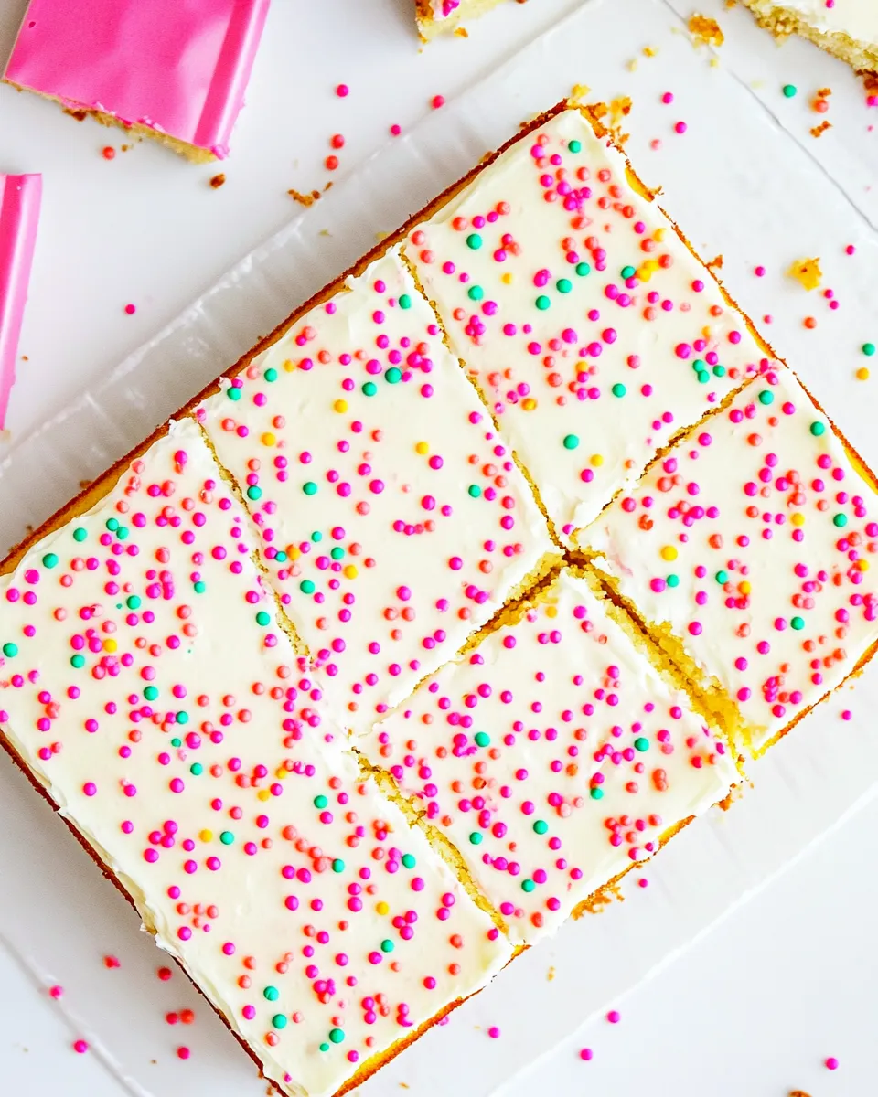 Classic Vanilla Sheet Cake image