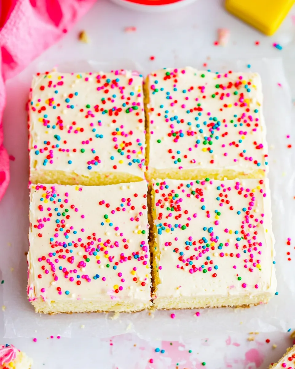 Easy Vanilla Sheet Cake recipe photo