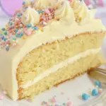 Homemade Vegan Birthday Cake photo