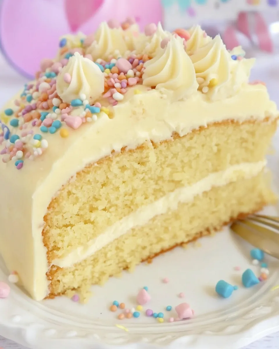 Homemade Vegan Birthday Cake photo