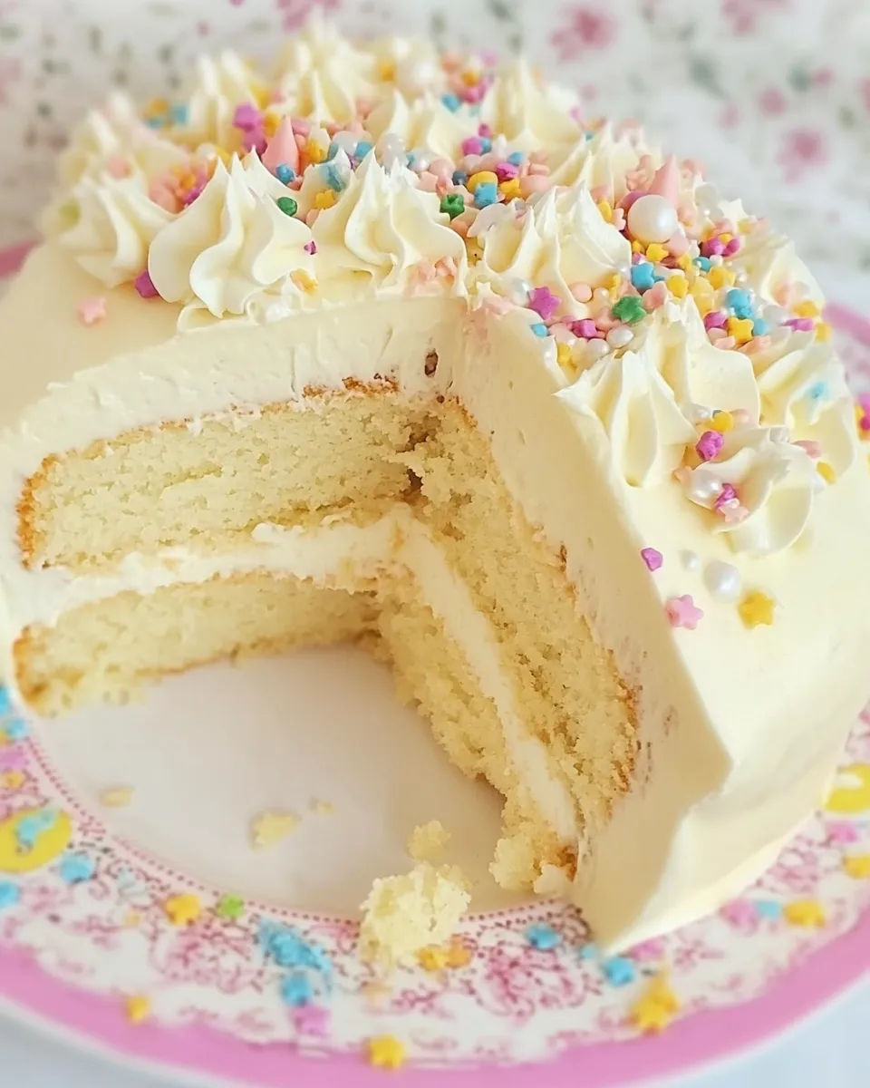 Easy Vegan Birthday Cake recipe photo