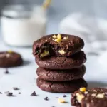 Easy Vegan Chocolate-Walnut Brownie Cookies photo
