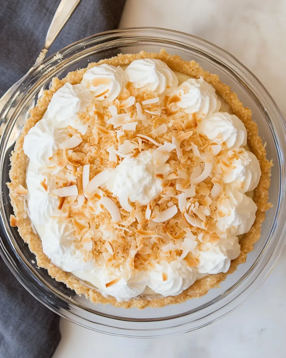 Delicious Vegan Coconut Pie image