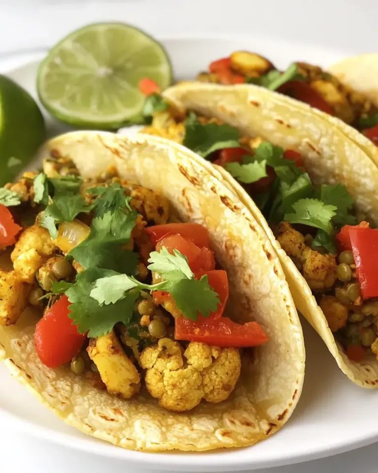Easy Vegan Lentil Cauliflower Tacos photo