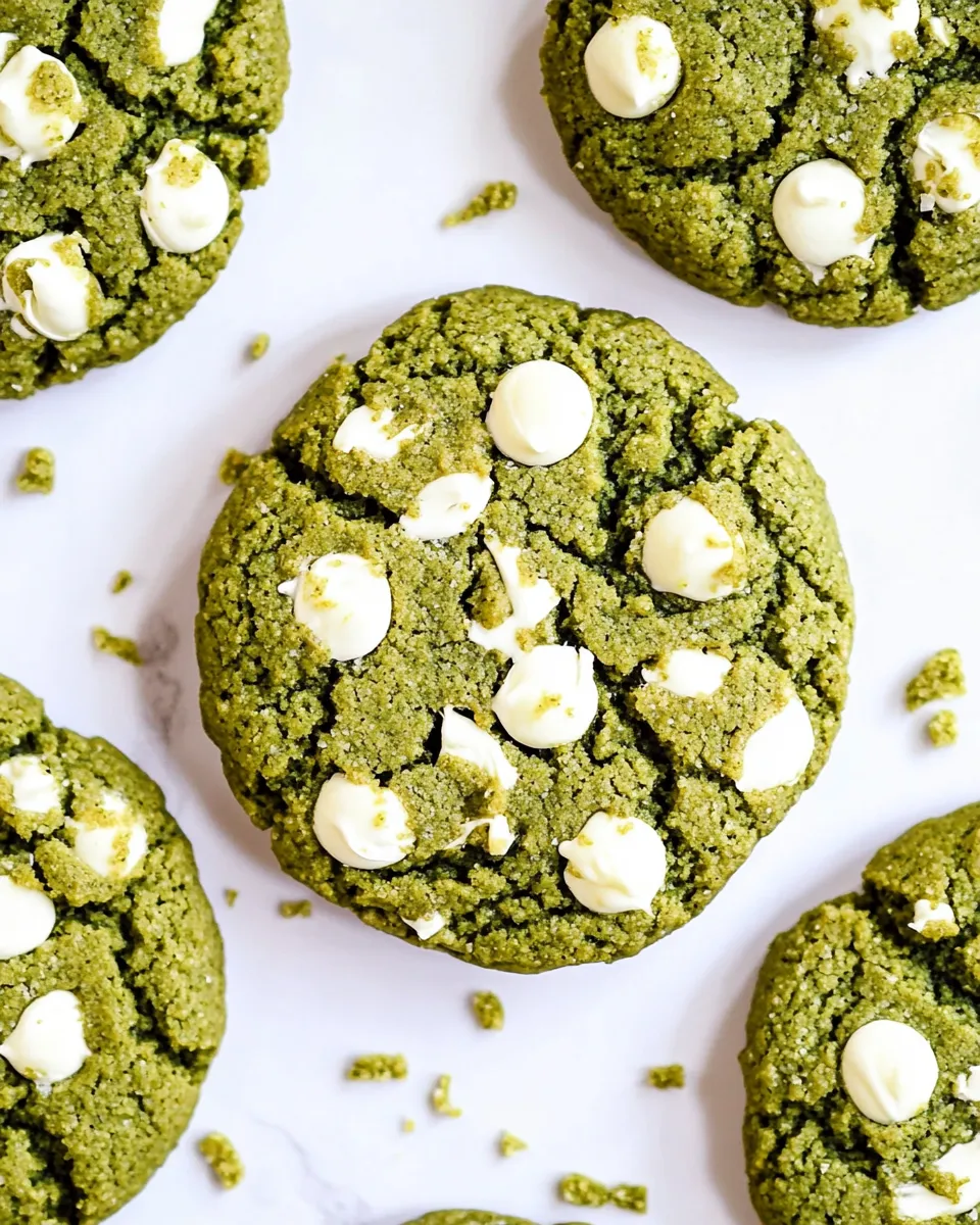 Homemade Vegan Matcha Cookies photo