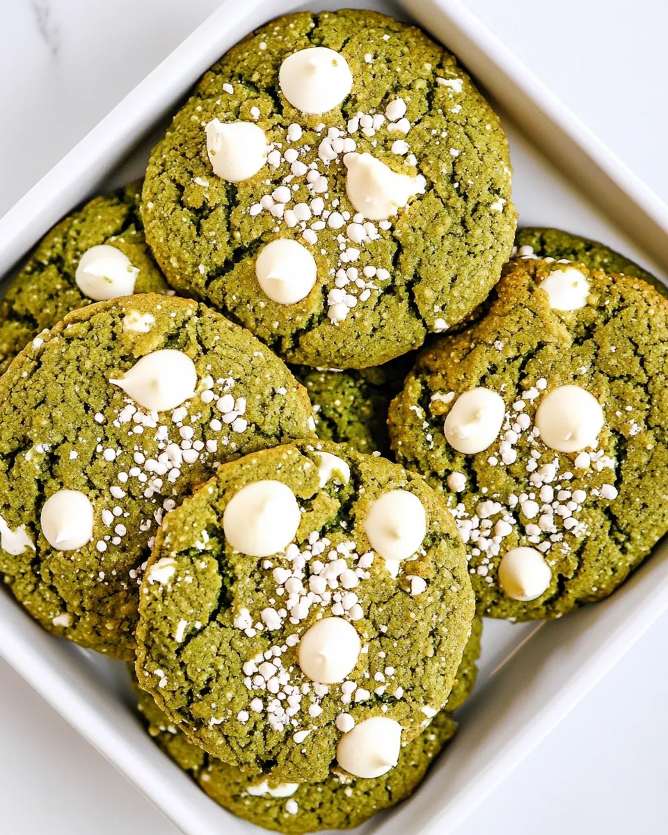 Easy Vegan Matcha Cookies recipe photo