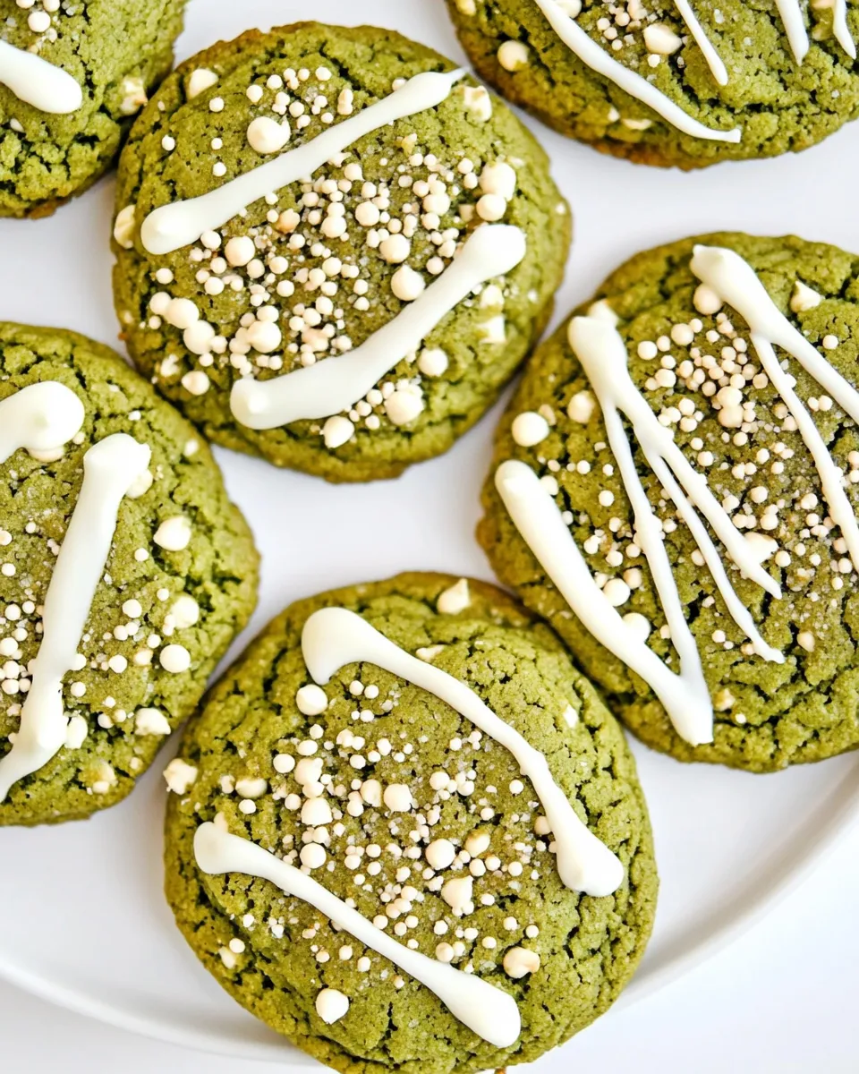 Delicious Vegan Matcha Cookies shot