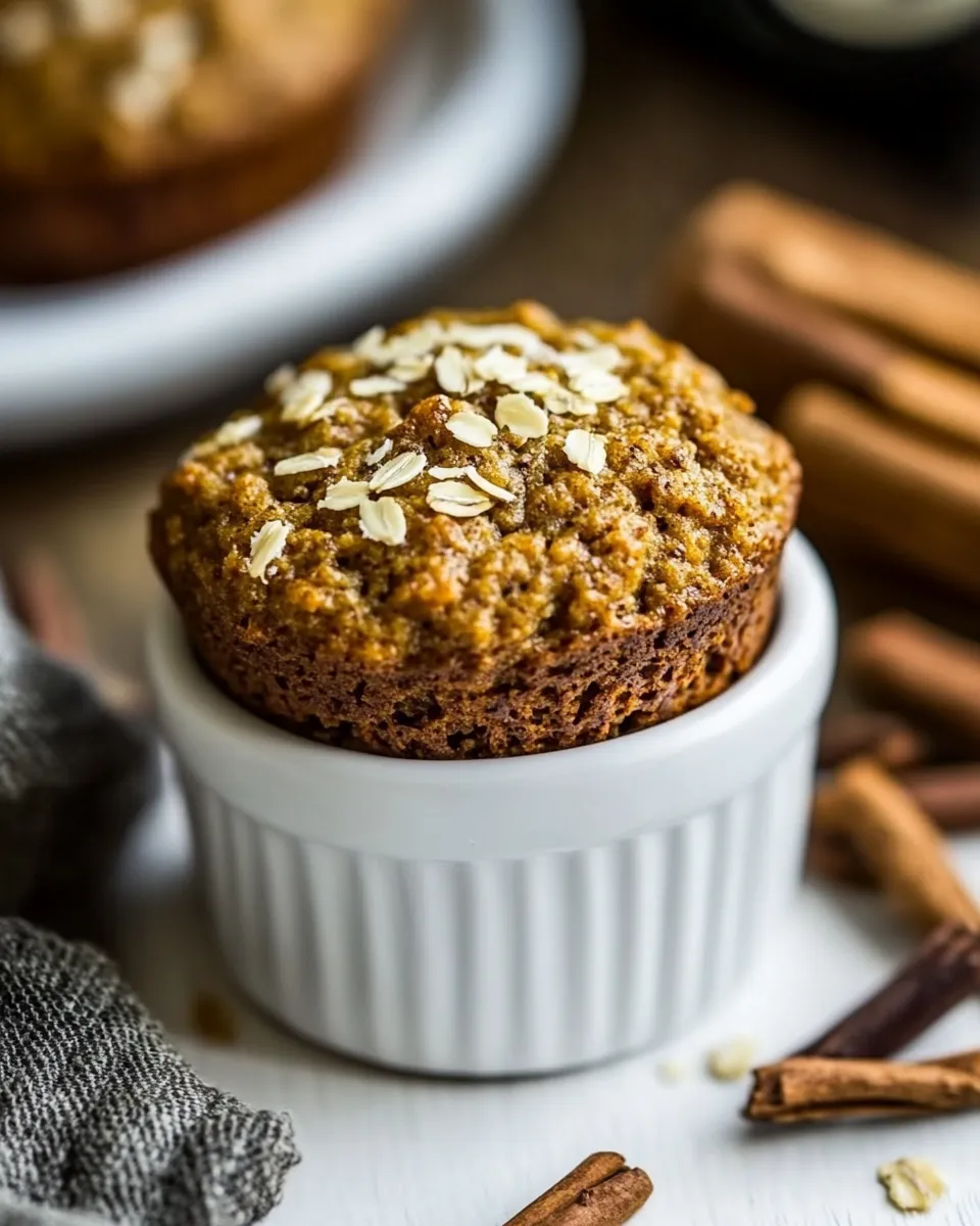 Homemade Vegan Protein Muffins With Chai And Vanilla photo