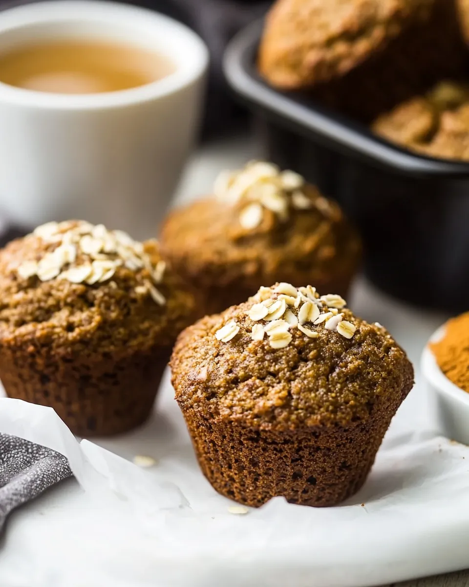 Tasty Vegan Protein Muffins With Chai And Vanilla shot