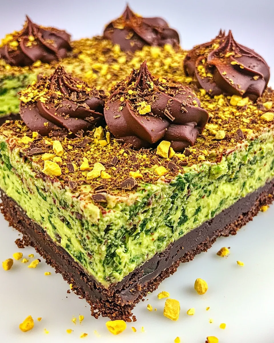 Delicious Vegan Spinach & Chocolate Cheesecake shot