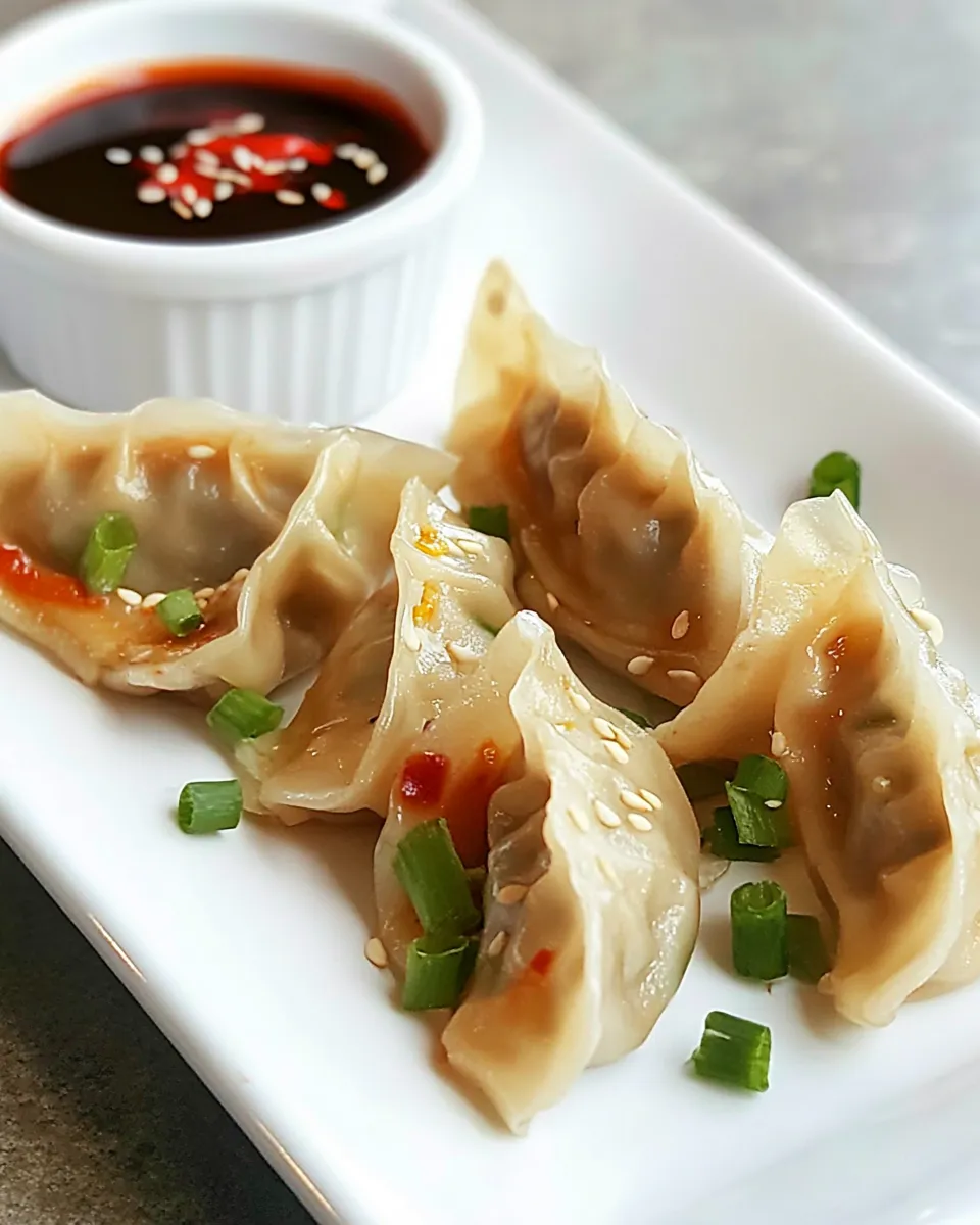 Homemade Vegetable Potstickers! photo