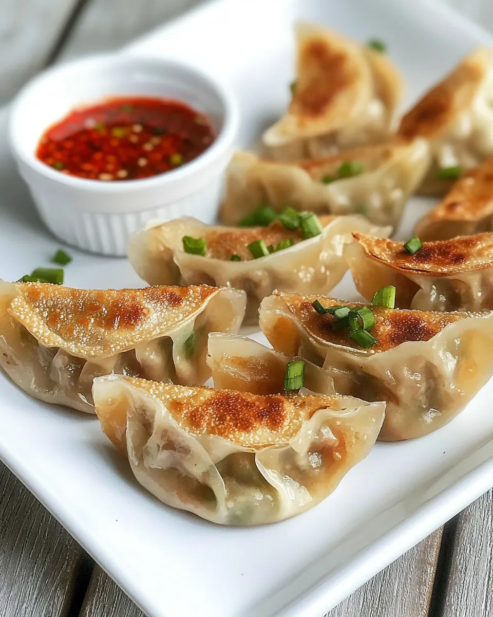 Classic Vegetable Potstickers! image