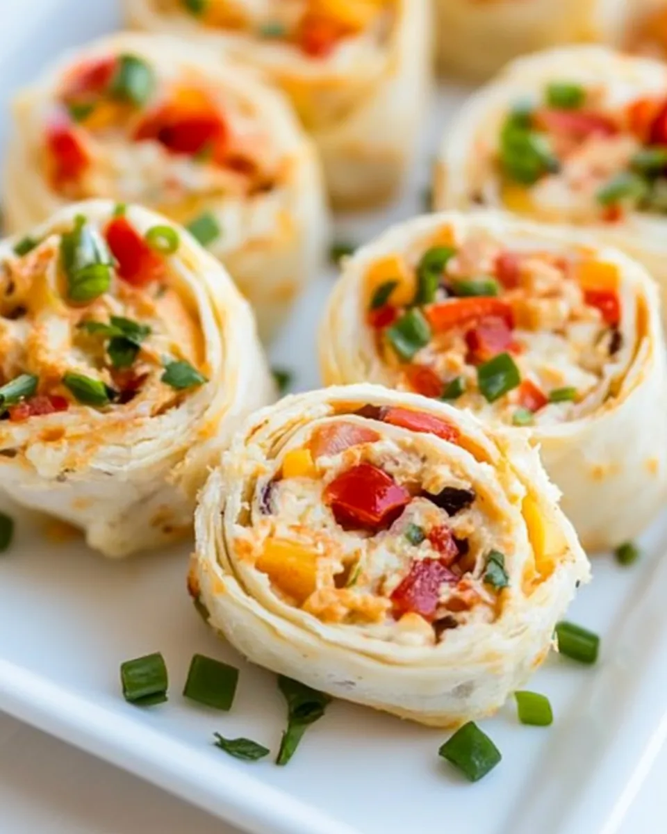 Easy Vegetarian Mexican Pinwheels image