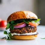 Homemade Veggie Burger photo