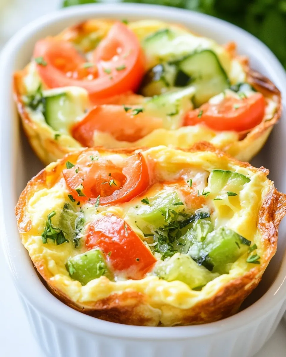 Delicious Veggie Egg Cups image