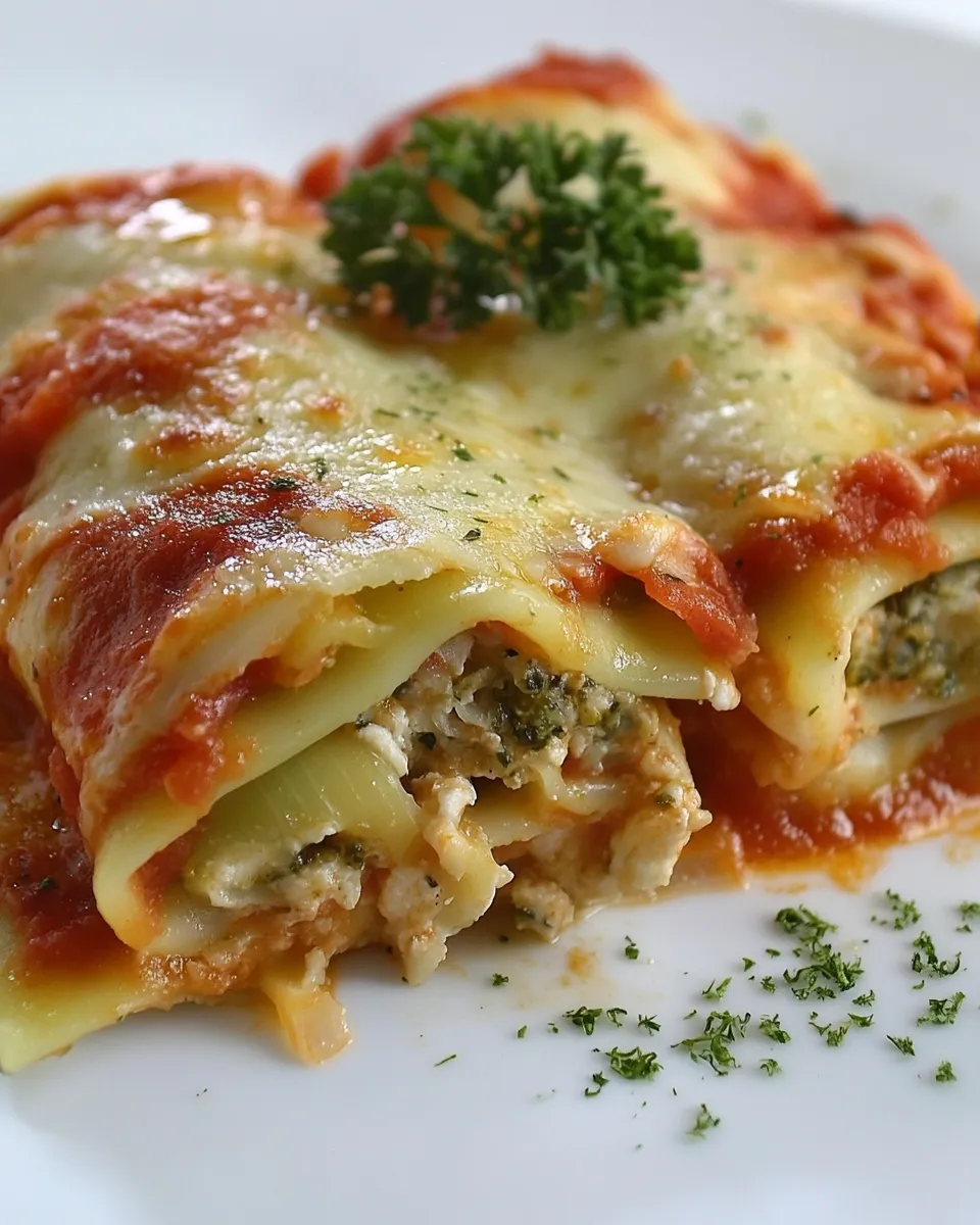 Classic Veggie Lasagna Rolls image