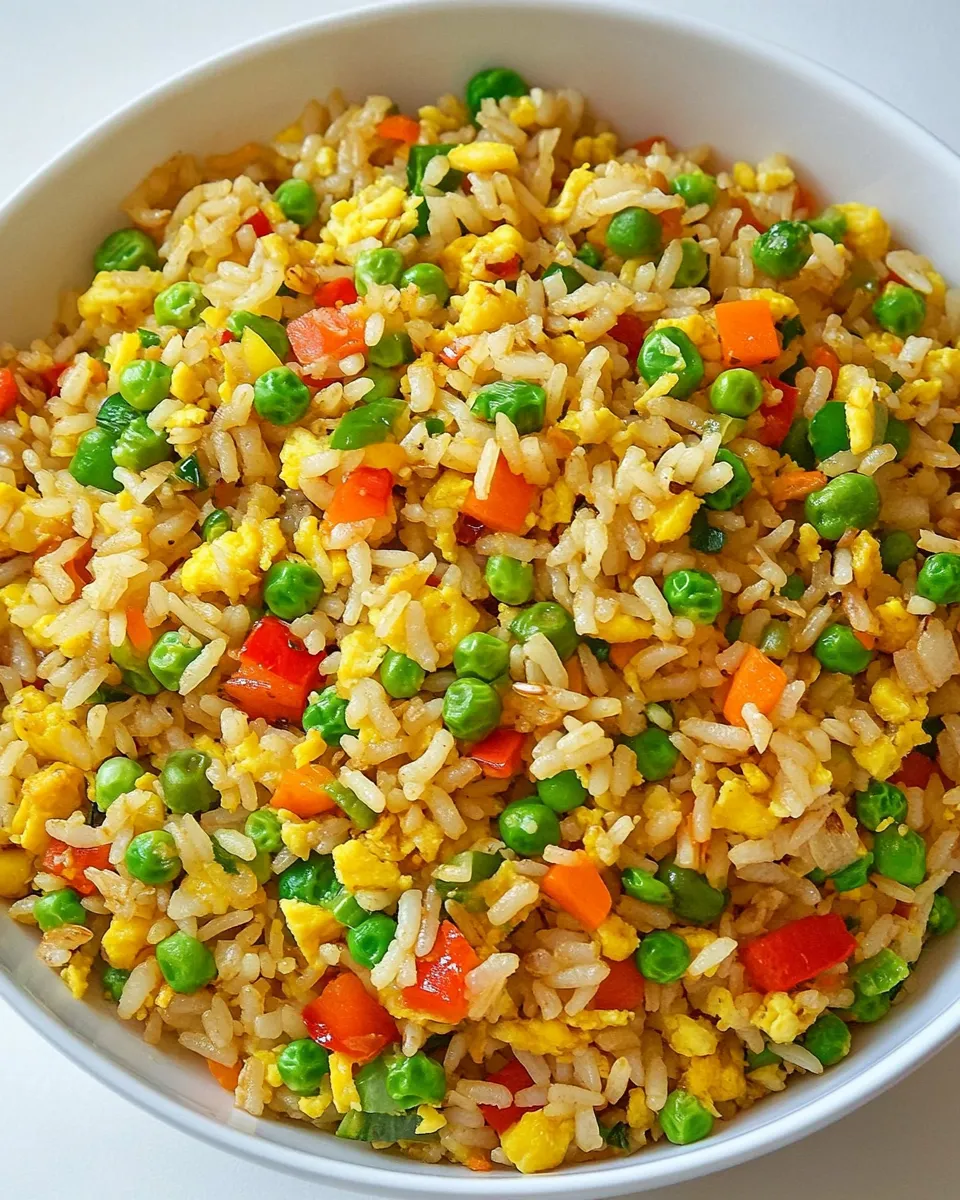 Delicious Very Veggie Fried Rice shot