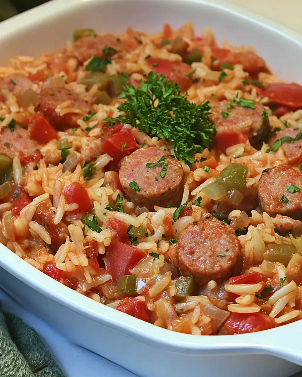 Delicious Weeknight Sausage Jambalaya image