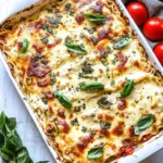 Homemade White Chicken Lasagna (Caprese Chicken Lasagna) recipe photo
