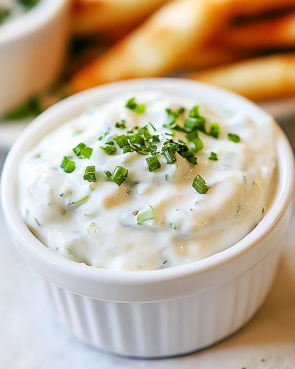 Delicious White Remoulade Sauce shot