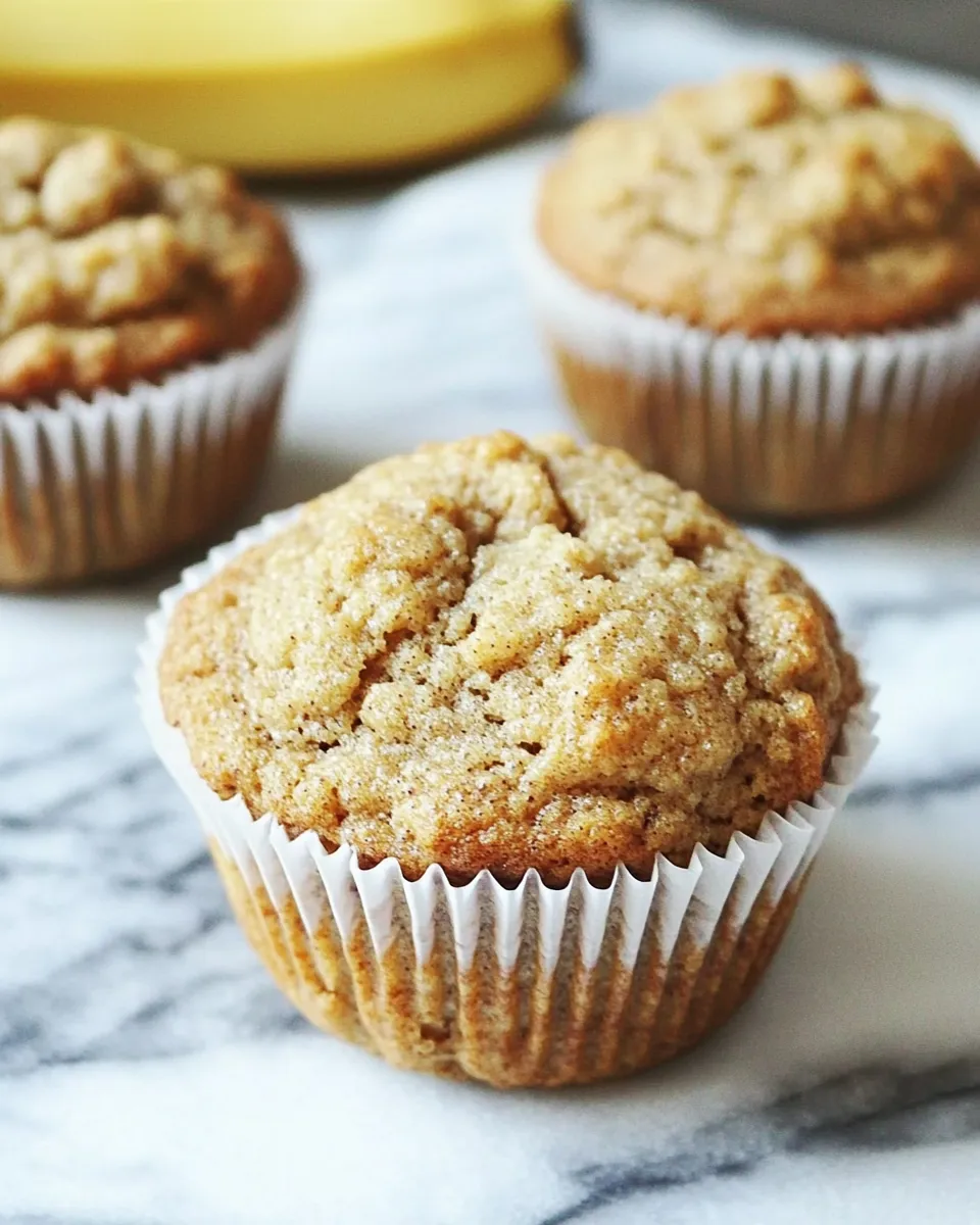 Homemade Whole Wheat Banana Muffins photo