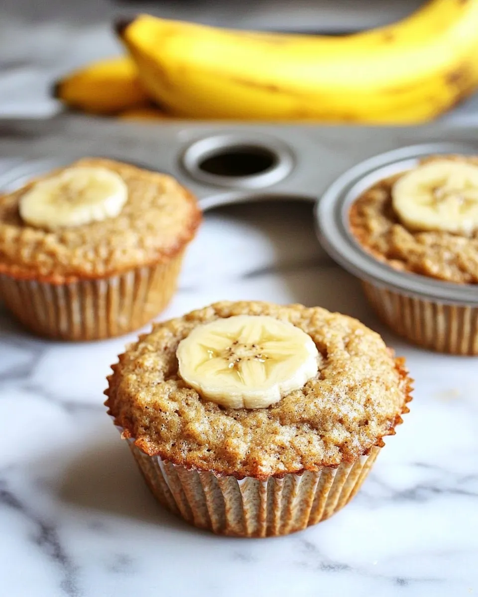 Delicious Whole Wheat Banana Muffins shot