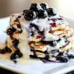 Easy Whole Wheat Cherry Vanilla Bean Pancakes. photo