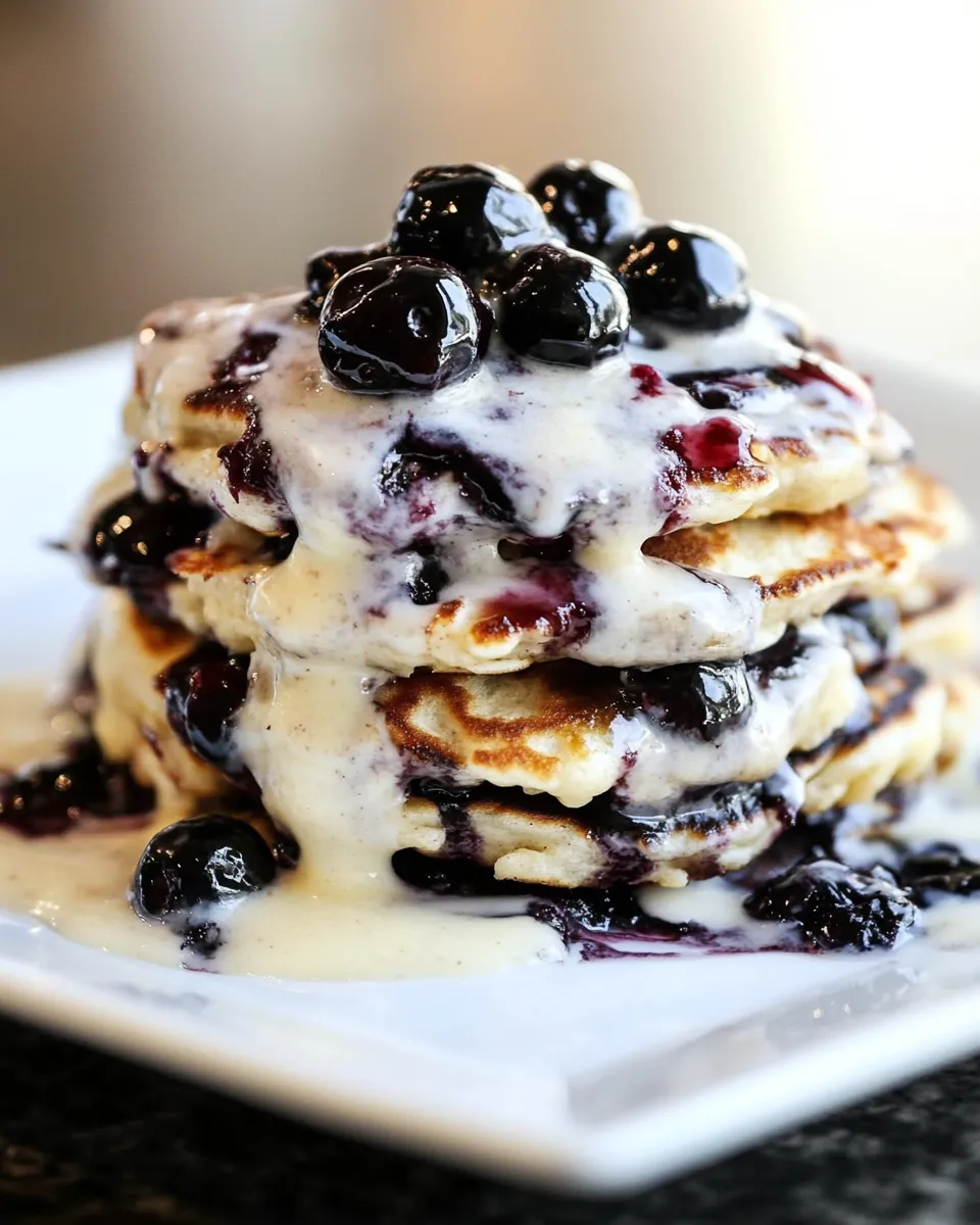 Easy Whole Wheat Cherry Vanilla Bean Pancakes. photo