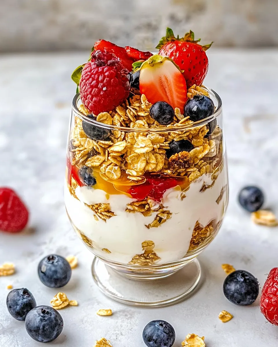 Homemade Yogurt Parfait recipe photo