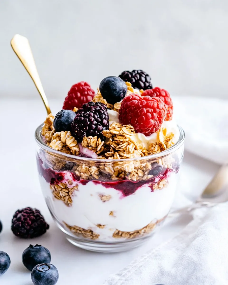 Easy Yogurt Parfait Recipe shot
