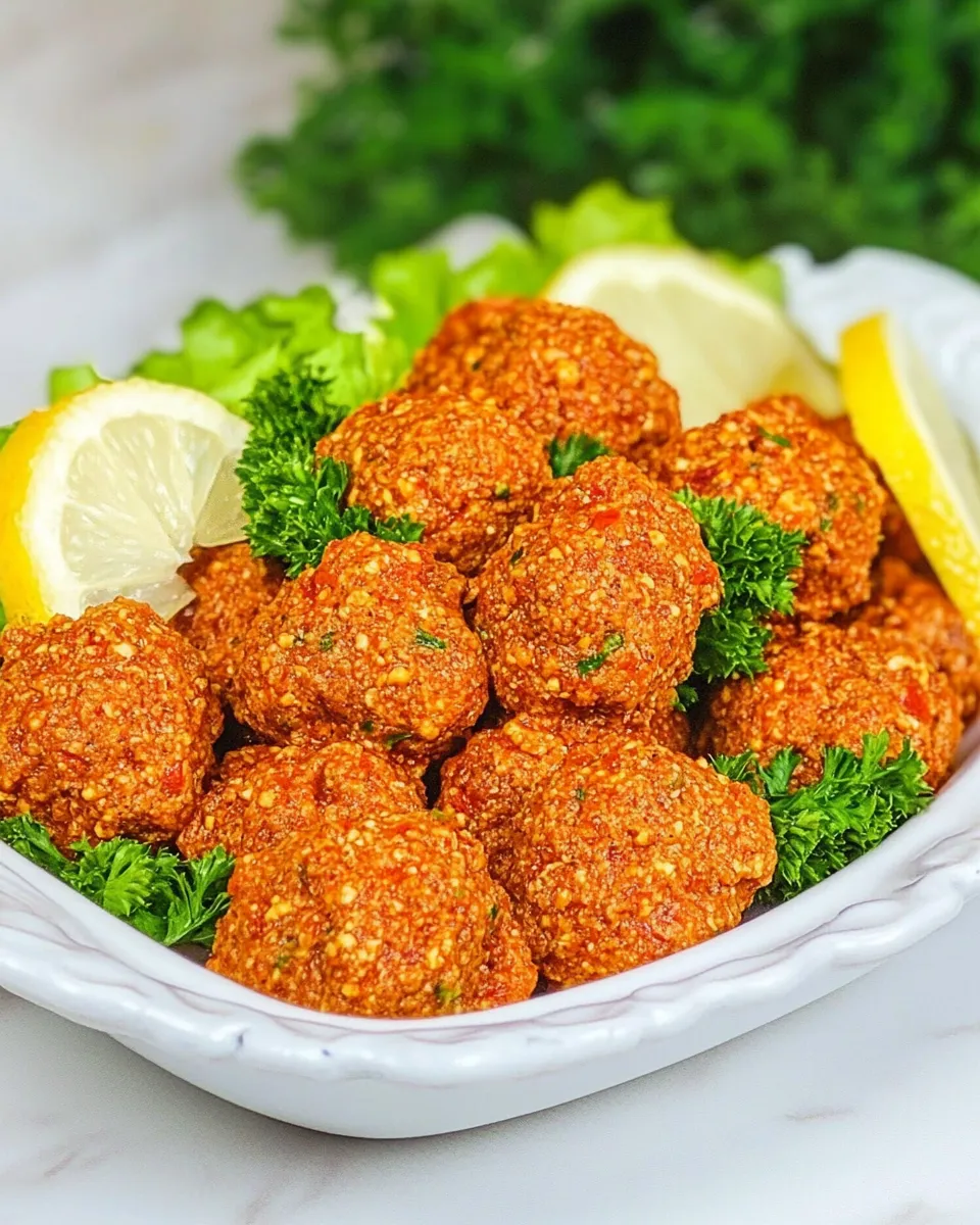 Delicious i_ Kfte (Turkish Vegan Meatballs) shot